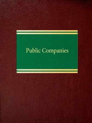 cover image of Public Companies